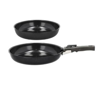 Paistinpannu 24 + 28 cm irroittettavalla kahvalla