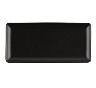 Lautanen suorakaide 32x15 cm musta