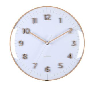 Seinäkello Esencia Dome 30 cm  valkoinen Karlsson